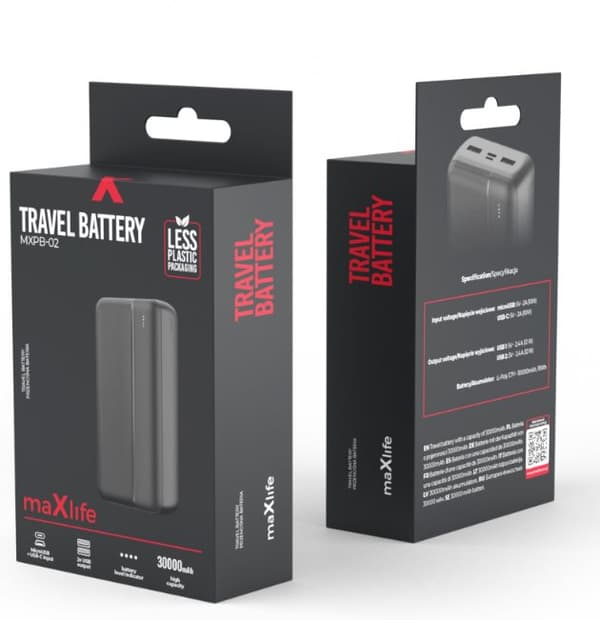 Maxlife MXPB-02 Power Bank 30000 mAh