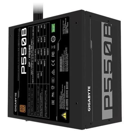 Power Supply Gigabyte GP-P550B, 550W, 80+, Bronze