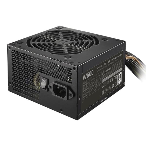 SURSE Cooler Master Elite NEX W600 230V A/EU Cable, MPW-6001-ACBW-B Rev.EU, "MPW-6001-ACBW-BEU" (timbru verde 2 lei) musta