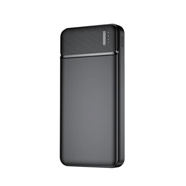 Maxlife MXPB-01 Power Bank / Micro USB / Type-C / 2x USB / 10 000 mAh Sort