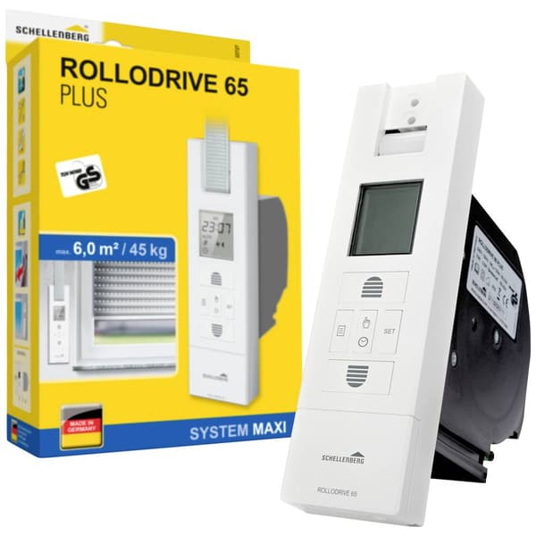 Schellenberg 22727 RD65 PLUS Elektrisk rullgardin 23 mm Dragkraft (max.) 45 kg Inbyggnad