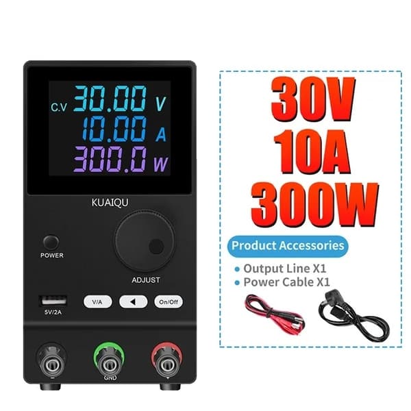 Programmerbar DC Strømforsyning, Encoder Knob, Farveskærm, SPPS-A305D 30V5A, AC 220V SPPS-A3010D 30V10A AC 220V