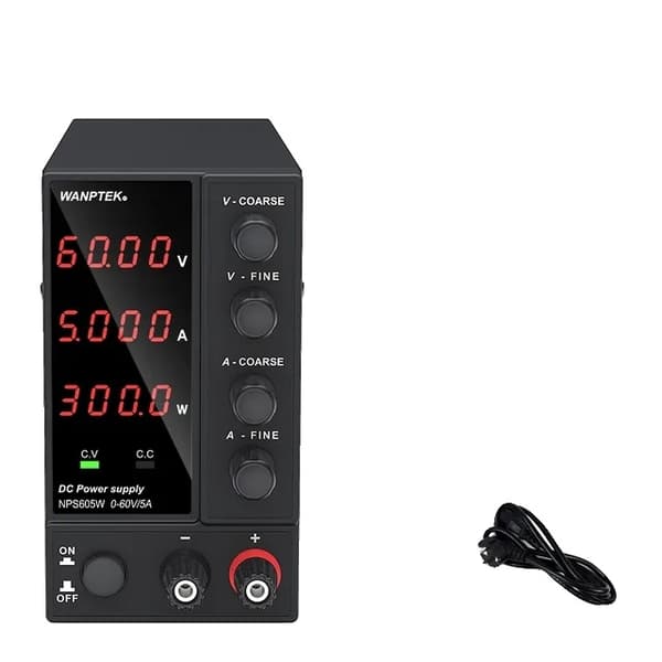 Laboratorie strømforsyning, justerbar spænding, spændingsregulator, 3 cifre 30V 10A
