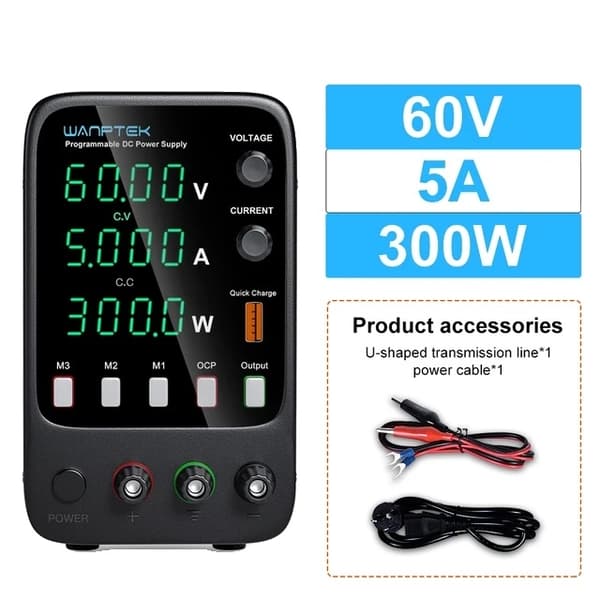Variabel DC strømforsyning, tre gruppe opbevaringsfunktion, OCP alarmudgang, APS1203H 120V 3A APS605H 60V 5A