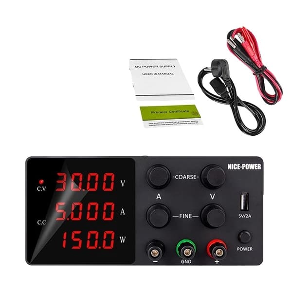 Justerbar strømforsyning, USB-kompatibilitet, bredt spændingsområde, SPS-W3010, 220v