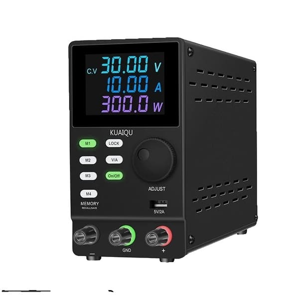 Laboratorie strømforsyning, programmerbar, justerbar spænding, hukommelseslagring, Standard 30V10A, AC 220V