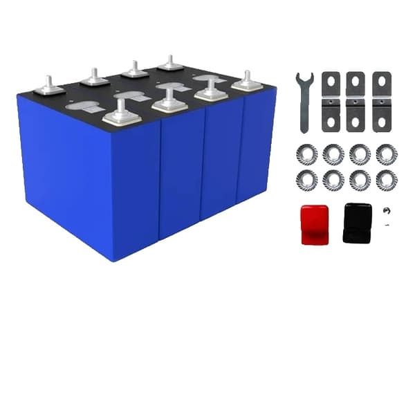 LiFePO4 batteri, høj kapacitet, multi-spændings kompatibilitet., 4PCS 32V 150Ah 4PCS 3.2V 100Ah