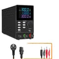 Pikkukuva 1 / 2: Laboratoriovirtalähde, säädettävä jännite, säädelty lähtö, Musta 120V 3A, 220V