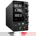 Miniatyrbillede 2 af 2: Laboratorie Strømforsyning, 0-30/60V 5A/10A, LED Display, Effektiv Varmeafledning