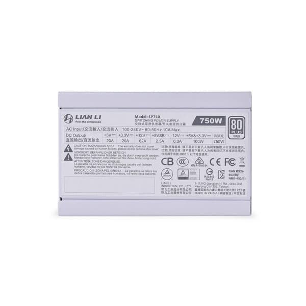 Power Supply Unit Lian Li SP750 750W White 80+ Gold SFX