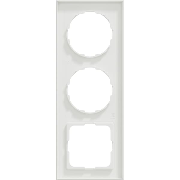 ELKO One Universal ramme 3-hull Renhvit