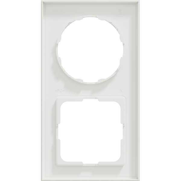 ELKO One Universal ramme 2-hull Renhvit