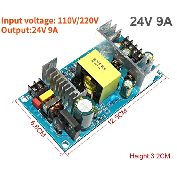Strømforsyningsmodul, AC110V/220V til DC 12V 24V 36V 48V, Bare kredsløbskort, 24V2A