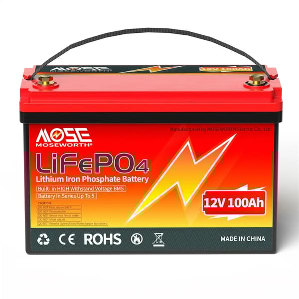Litiumakku, 12V 100Ah, Sisäänrakennettu BMS, 12V 100Ah