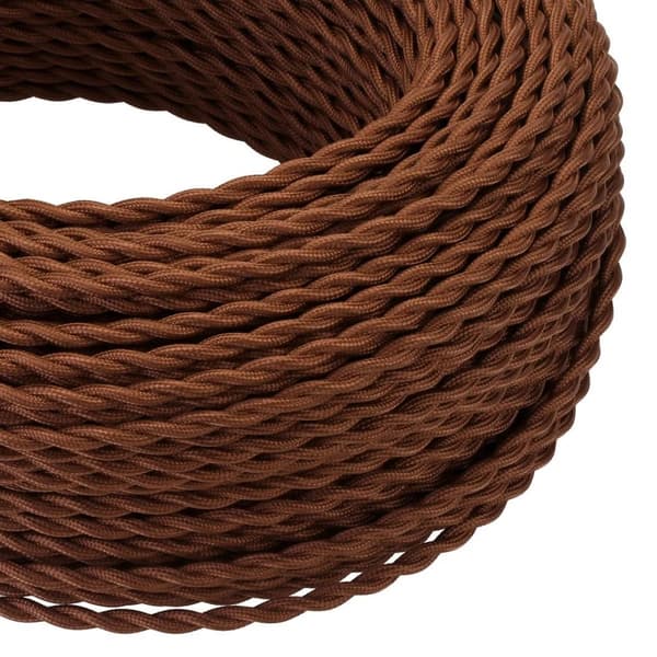Koppar Elektrisk Kabeltråd, Tvinnad Flätad, Flexibel Vävd, 20meter, 20Meter l 65,6ft