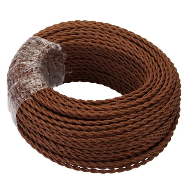 Koppar Elektrisk Kabeltråd, Tvinnad Flätad, Flexibel Vävd, 20meter, 20Meter l 65,6ft