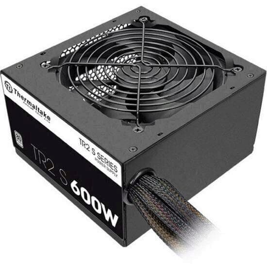 Zasilacz TR2 S Black 600W (80+ 230V EU, 2xPEG, 120mm, Single Rail) Sort