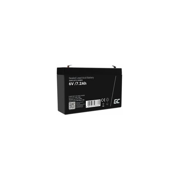 Green Cell AGM39 industrial rechargeable battery Sealed Lead Acid (VRLA) 7200 mAh 6 V