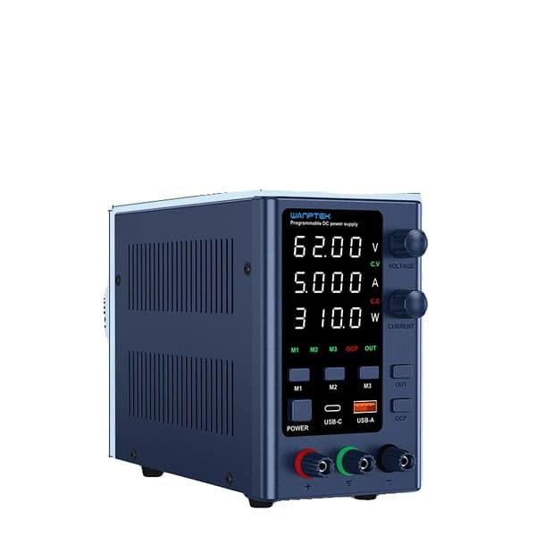 Programmerbar DC-strömförsörjning, 320W utgång, USB-C och USB-A gränssnitt,EPS6205 62V 5A = EPS6205 62V 5A