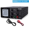Miniatyrbillede 2 af 2: Justerbar DC Strømforsyning, 30V 10A Output, Dobbelt Display Funktioner,AC 220V = Vekselstrøm 220V, Lodret 30V10A LCD