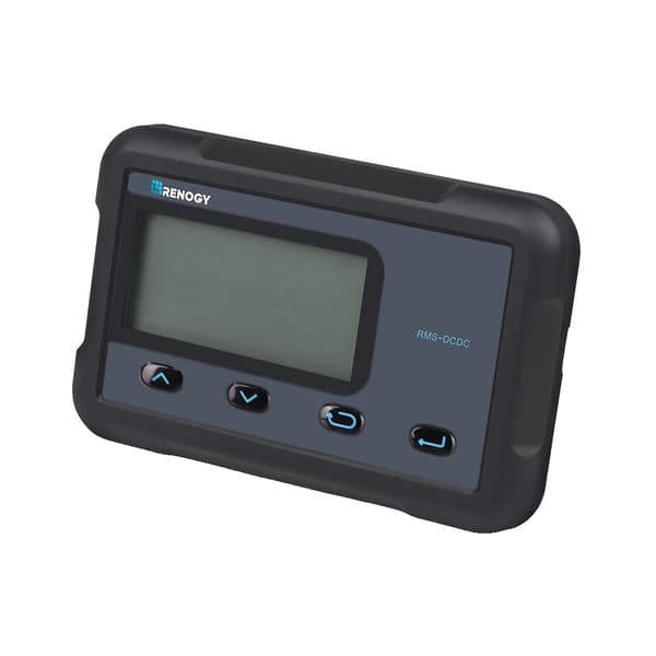 Overvågningsskærm til DC-DC MPPT batteriopladere, bagbelyst LCD-display, brugervenligt interface, vægmonterbar