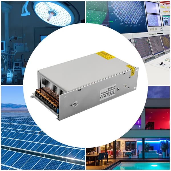 60V Skifte Strømforsyning, 20A Output, Kompakt Design, Høj Effektivitet
