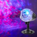 Miniatyrbild 1 av 5: Dekorativt LED-ljus med laserprojektor och fjärrkontroll för stjärnhimmel