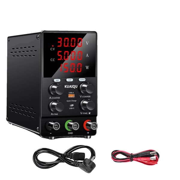 Säädettävä Virtalähde, 30V 10A Ulostulo, OCP/OVP Suojaus,30V10A PLUS, 220V