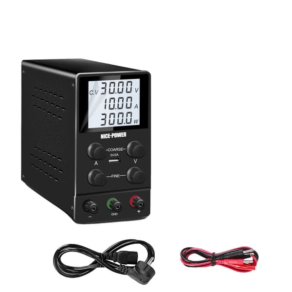 Justerbar Strømforsyning, 30V 10A Udgivelse, OCP/OVP Beskyttelse,30V10A PLUS, 220V 30V10A LCD Screen