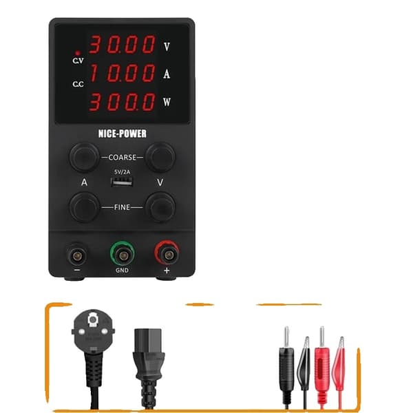 DC Strømforsyning, Justerbar 30V/60V Udgivelse, 5A/10A Strømstyring,30V 10A, 220V