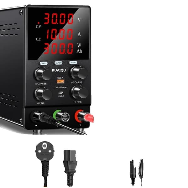 DC Strømforsyning, Justerbar 30V/60V Udgivelse, 5A/10A Strømstyring,30V 10A, 220V Battery OCP 30V 10A