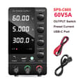 Miniatyrbillede 2 af 2: KUAIQU DC Strømforsyning, 60V Udgange, 5A Strøm,AC 220V, SPS-C605 60V5A