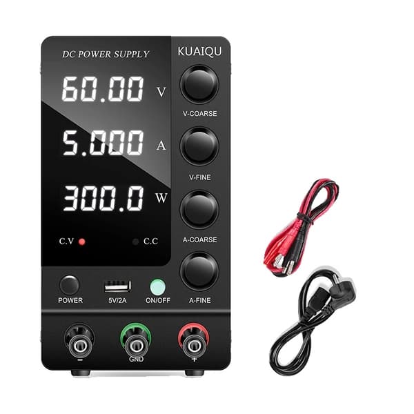 KUAIQU DC Strømforsyning, 60V Udgange, 5A Strøm,AC 220V, SPS-C605 60V5A