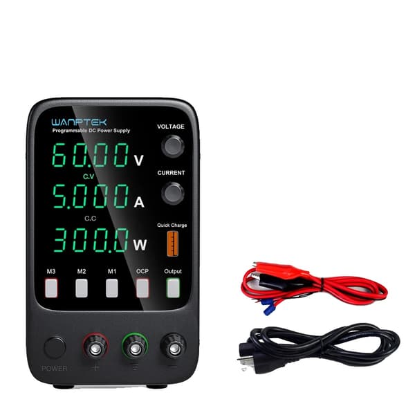 Programmerbar DC-strømforsyning, 300W udgangseffekt, firecifret display,APS605H 60V 5A