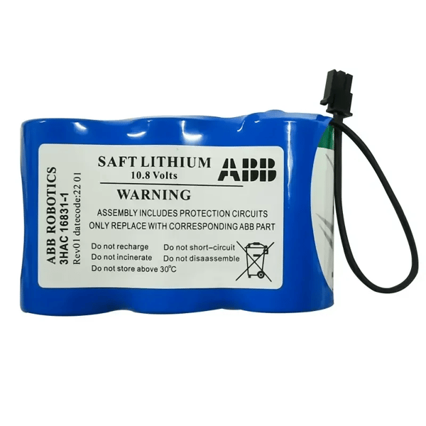 Batteri för ABB Robotarm, 10,8V Spänning, Li-Ion Typ,grön
