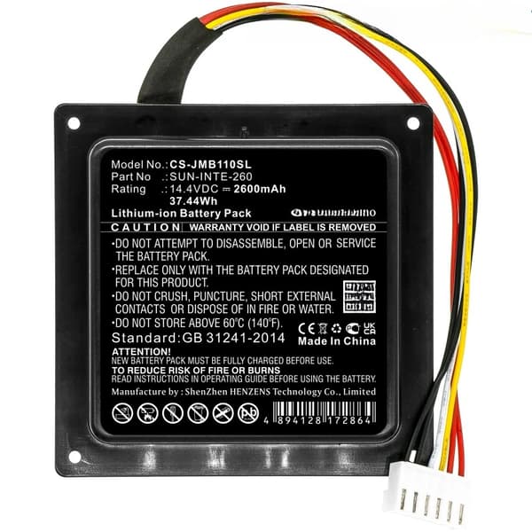 Högtalarbatteri, 14,4V, 3400mAh/2600mAh kapacitet,2600mAh