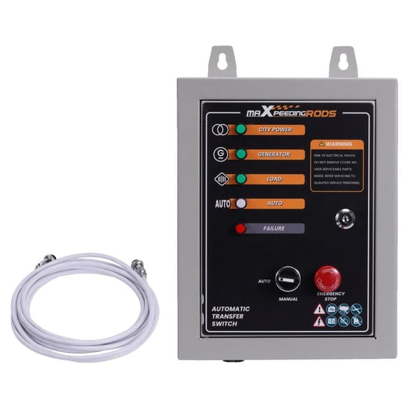 Automatisk Overførselsbryderpanel, understøtter 5KW og 10KW generatorer, 7-pins stik, bredt temperaturinterval.