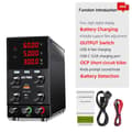 Miniatyrbillede 1 af 2: NICE-POWER Justerbar Laboratorie DC Strømforsyning, 120V3A OCP, 60V5A OCP,60v5a OCP, 220V EU -stik