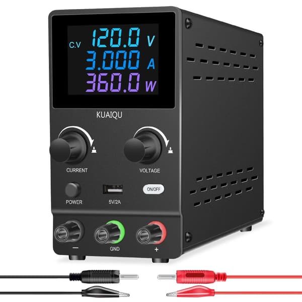 Justerbar laboratoriekraftforsyning, 30V 10A udgang, realtids LED-display,SPPS-B1203D 120V3A