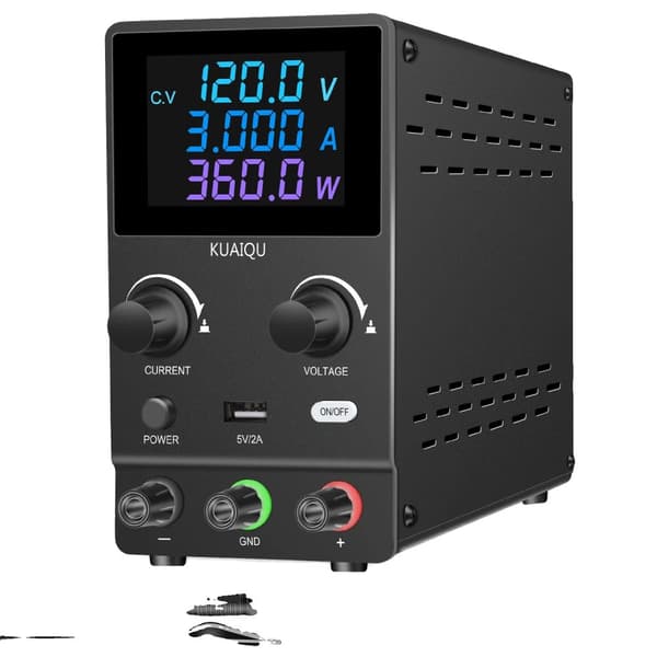 Justerbar laboratoriekraftforsyning, 30V 10A udgang, realtids LED-display,SPPS-B1203D 120V3A