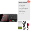 Miniatyrbillede 1 af 2: NICE-POWER DC Laboratorie Strømforsyning, 0-30V 0-60A Udgivelse, Fire-cifret LED Display,60V10A 600W Sort, 220v