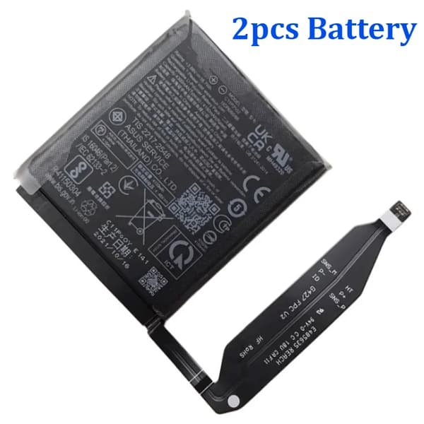 Ersättningsbatteri för Asus Zenfone 9, 4300mAh kapacitet, kompatibel modell C11P2102,2st batteri