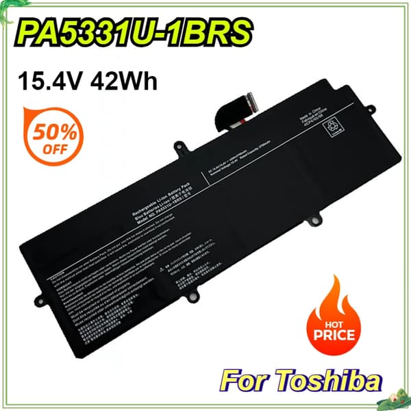 15.4V kannettavan tietokoneen akku, 42Wh kapasiteetti, Li-ion teknologia, yhteensopiva Toshiban mallien kanssa