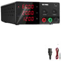 Miniatyrbillede 1 af 2: Lab Strømforsyning, 60V 20A Udgivelse, Intelligent Køleventilator,60V 20A, 220V
