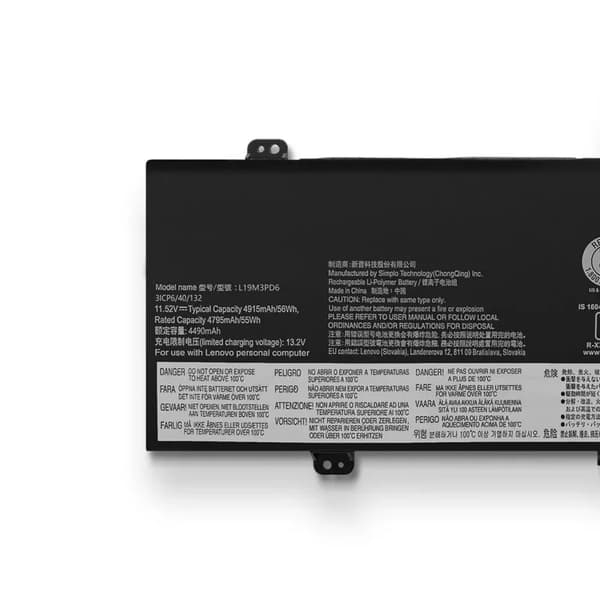 Laptopbatteri, 11,52V spænding, 56Wh kapacitet, Li-polymer type