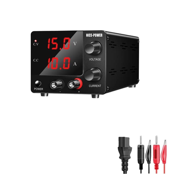NICE-POWER Lab DC-strömförsörjning, 0-30V utspänning, 0-10A utström,SPS-E3010