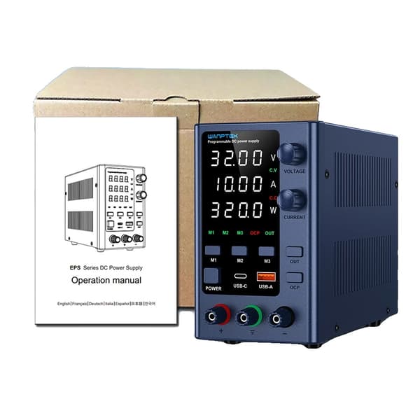 Justerbar DC-strömförsörjning, 32V utgång, 10A ström,EPS3210 32V 10A
