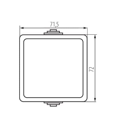 Kanlux TEKNO 05-1021-143 cz Switch Svart/Grå modell: 25350