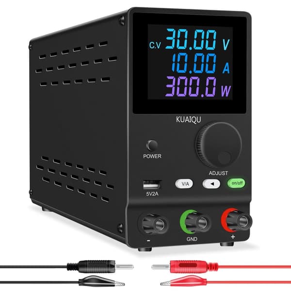 Laboratorie Strømforsyning, 30V 5A eller 10A Udgange, LCD Skærm,220V, 30V 10A Udgange-a
