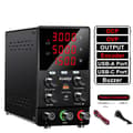 Miniatyrbillede 1 af 2: Justerbar DC Laboratoriekraftforsyning, 30V 10A Udgivelse, 4-cifret LCD Skærm,AC 220V, 30V 5A OCP OVP